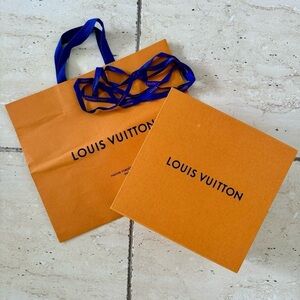 LOUIS VUITTON Bag, Box, Ribbon Set, Authentic